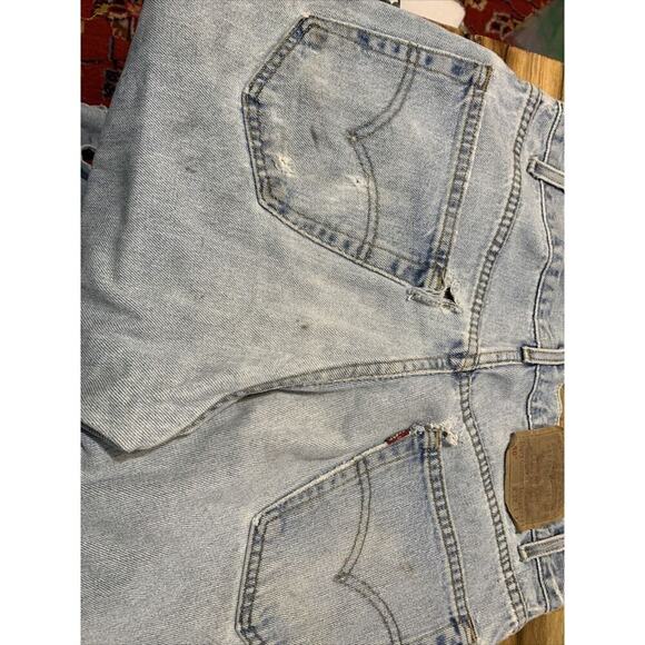 Mens Vintage‎ Distressed Relaxed Tapered 550 Levis Jeans 32 x 32 Vintage - Picture 2 of 7